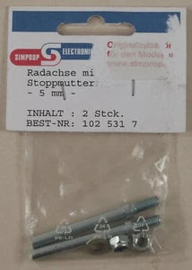 Simprop 1025317 Radachse 38x5 mm - Bild 1 von 3