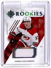Andrei Svechnikov 2018-19 Upper Deck Ultimate Collection Rookies Material /399