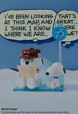 Peanuts 75 Aniversario-Snoopy Comic Life Series (World Traveler) Popmart-EE. UU.-SIN ABRIR Foto 1 de 4