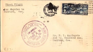 Pacific Air Transport First Flight Los Angeles California - Medford Oregon 1926 - Picture 1 of 2