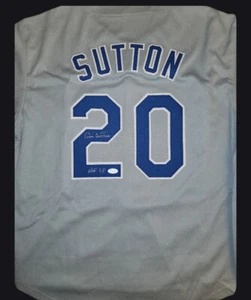 Don Sutton Autographed Dodgers Jersey HOF 98 JSA Certified - Picture 1 of 3