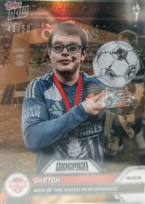Sketch - 2025 Sidemen Charity Match Topps NOW Card 10 /50 - Image 1 of 2
