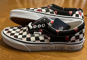 Men’s VANS Sneakers Old Skool IT Pennywise You’ll Float Too Checkerboard Size 9 - Picture 1 of 8