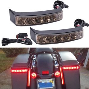 LED Saddlebag Brake Turn Lights For Harley Electra Glide Ultra Classic FLHTCU A+ - Picture 1 of 12