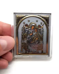 Ikone der Gottesmutter der Allzariza für Auto Heim mit Aufkleber 6x5cm - Bild 1 von 7