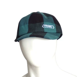 MONCLER x FRGMT - 2022 Green & Black Flannel Plaid Cap, Size Adjustable - Bild 1 von 4
