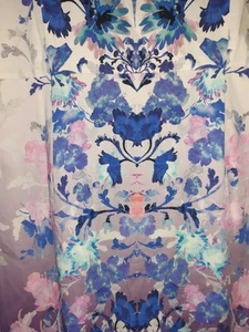 Monsoon Fitted dress luxury Cotton/elastane Spring Summer pastels design Size 16 - Picture 1 of 7