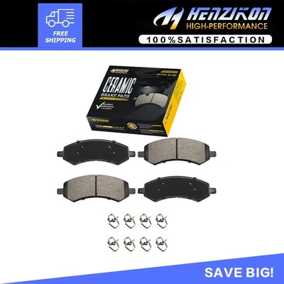 Pastillas de freno delanteras de cerámica Fit Ram 1500 Dakota 2007 2008 2009 Aspen Durango Raider Foto 1 de 4