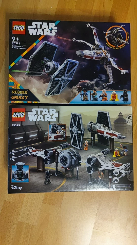 LEGO Star Wars 75393 Tie Fighter X-Wing Mashup Neu und OvP mit Figuren! - Bild 1 von 1