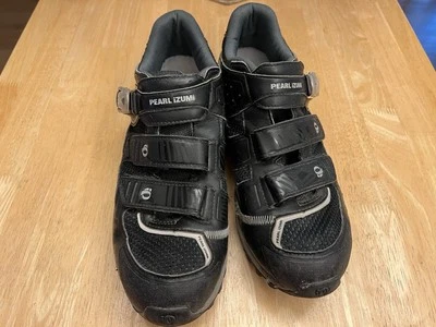 Pearl Izumi X-Alp Enduro III Black Cycling Shoes mens Size 11.5 EUR 45, Rachet - Image 1 of 4