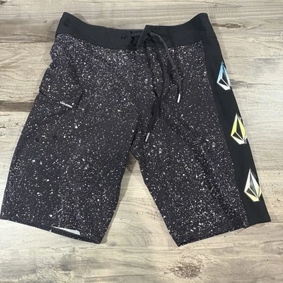 YOUTH DEADLY STONES MOD BOARDSHORTS - Black SZ 27 Black - Image 1 of 4