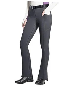 Women's Full Seat Horse Riding Pants Bootcut Riding Tights with Pockets - Picture 1 of 7