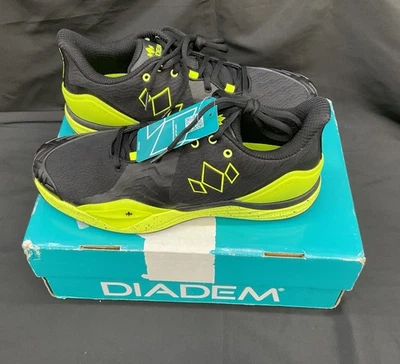 Zapatos de corte Diadem para hombre talla 10,5 (negro/amarillo) nunca usados Foto 1 de 4