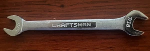 Craftsman Double Open End Wrench SAE -V- Series 3/8, 7-1/16 - Bild 1 von 2