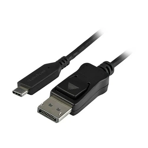 Startech CDP2DP141MB 3FT USB C TO DISPLAYPORT 1.4 CABLE ADAPTER USB TYPE C TO DP - Image 1 of 1