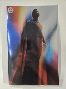 All Star Superman #1 Movie Poster Foil SDCC EBAY SUPERMAN BLIND BAG LTD 400 - Picture 1 of 6
