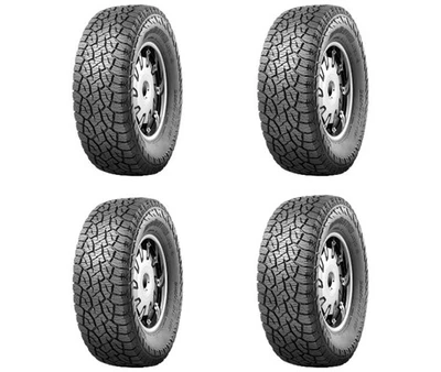 Set 4 265/65R17 Kumho Tires Road Venture AT52 Radial Tires 2656517 All Terrain 1 - Image 1 of 4