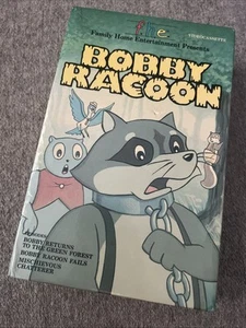 Bobby Racoon VHS RARE F.H.E BIG BOX CHILDREN’S CARTOON 1977 - Picture 1 of 5