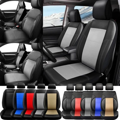 For Subaru Outback Forester Car Seat Covers Full Set Leather Front & Rear ：5Seat Foto 1 de 2