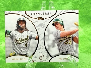 Lawrence Butler & Jose Canseco - 2025 Topps Dynamic Duals #35 Athletics - Picture 1 of 11
