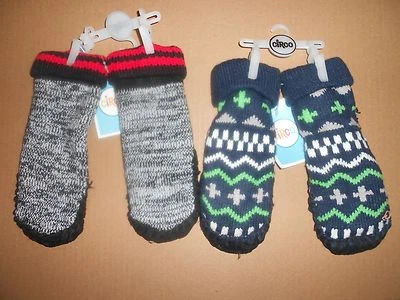 NWT Circo  lot of  TWO  Knit No-Slip Slipper Socks  0-6 Months Boys Great Gift   - Image 1 of 2