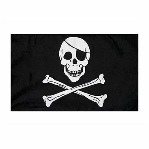 Pirates Flag Jolly Roger Skull Cross Bones 5ft X 3ft Kids Events Halloween