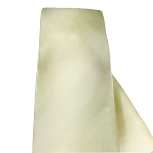 St. Patrick Men's Yellow Tie and Hanky Striped 100% Microfiber 3.25" Wide - Picture 1 of 2