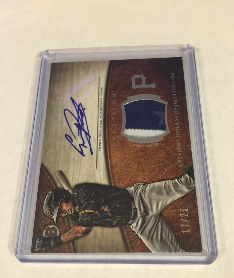 Bowman Inception 2014 verde 3 Clr estrella logotipo parche Gregory Polanco automático radiocontrol/25 Foto 1 de 1