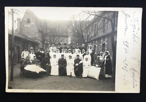 Fotokarte Militärkrankenhaus Mühlen Allier Krieg 1914-1918 Krankenschwester 03 CPA - Bild 1 von 2
