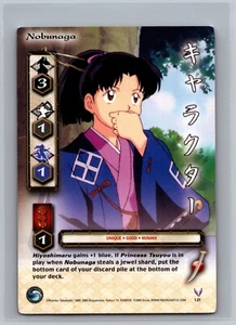 Nobunaga #121 InuYasha TCG Tetsusaiga Unlimited Trading Card Game CCG 2004 Score - Picture 1 of 2