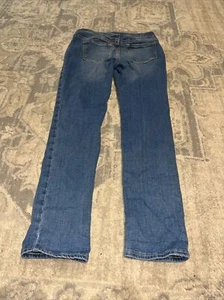 Old Navy Youth Girls Large (10-12) Skinny Pull On  Stretch Blue Jeans - Picture 1 of 6