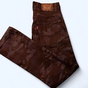 NWOT Levi-s 511 Boys Camo Blue Jeans Size 16 28x28  - Picture 1 of 4