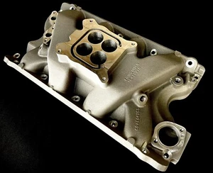 Boss 429 Blue Thunder Mustang 4-V dual plane aluminum intake manifold - Picture 1 of 13