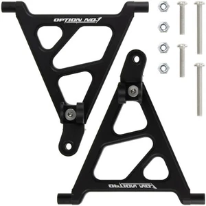 Juego de brazo inferior delantero de aluminio para chasis Tamiya CW-01 lonchera Hornet Grasshoppe - Imagen 1 de 8