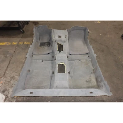 1997-2003 BMW E39 5-Series Factory Floor Covering Carpet Set Grey Front Rear OEM - Image 1 of 4