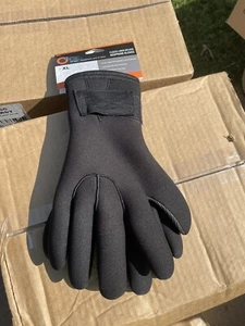 Neoprene (Black) XL Ice Gear Snorkel Scuba Diving Fleece Lined Water Gloves - Picture 1 of 2