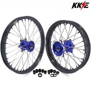 KKE 21/19 Cast Wheels for Yamaha YZ125 YZ250 2020-2025 YZ250F YZ450F 2021-2025 - Picture 1 of 13