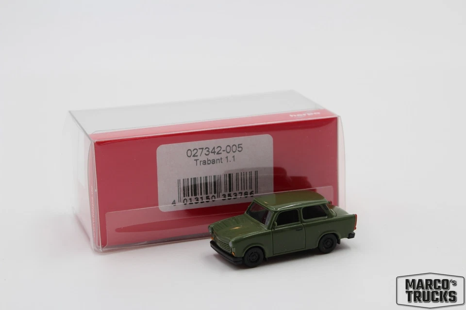 Herpa Trabant 1.1 Universal, olivgreen (NVA) No. 027359-005 1:87 /HN3106 - Image 1 of 1
