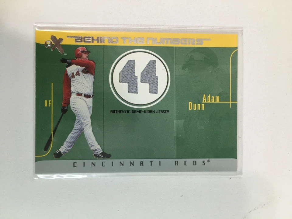 F115,097  2003 E-X Behind the Numbers Game Jersey 500 #AD Adam Dunn/500 - Image 1 of 1