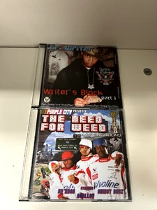 2x Diplomats Dipset Jr Writer Block 1 Purple City NYC Promo Mixtape Mix CD Lot - Picture 1 of 6
