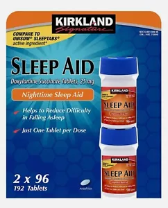 Signature Sleep Aid, 768 Tab , Doxylamine Succinate, SLEEPTABS, - Picture 1 of 2
