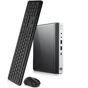HP G3 Mini komputer stacjonarny PC Intel Core i7 i5 32GB RAM 2TB SSD Wi-Fi Windows11 - Zdjęcie 1 z 15