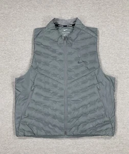 Nike Therma-FIT ADV Repel Down Fill Running Vest Gray FB7542-084 Men's XL - Picture 1 of 11