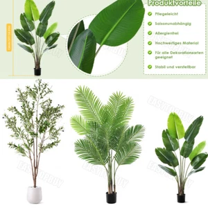 Künstlicher Eukalyptus Künstliche Pflanze Eukalyptusbaum Kunstbaum 120cm-180cm - Bild 1 von 17