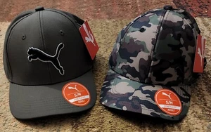 Puma Stretch Fit Mützen S/M oliv, Camouflage Comfort Band - Bild 1 von 7