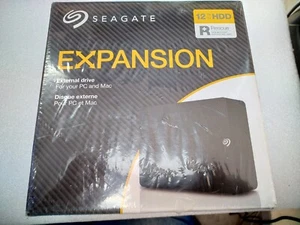 Seagate Expansion 12TB 3.5 inch Desktop External HDD STKP12000400 (New Sealed) - Afbeelding 1 van 3