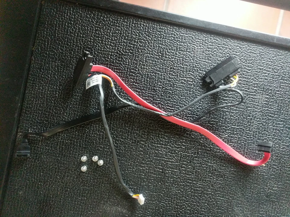 Dell OptiPlex 3240 7440 SATA Hard Drive DVD Data/Power Cable w/Screws K509X - Image 1 of 4