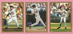 BALTIMORE ORIOLES 1999 TOPPS LOT OF 3 RIPKEN, MUSSINA, DAVIS MINT JB - Bild 1 von 1