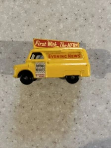 Vintage Lesney Matchbox Evening News Van, Gray Wheels, #42, Made in England - Picture 1 of 6