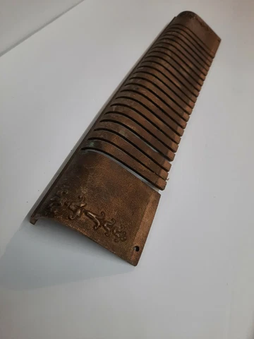 Antique Grate 15.25"x 3.25" Victorian Cast Iron or Brass Curved See photos Cover